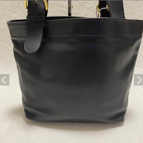 Coach Soho Lafayette Black Leather Tote Bag Vintage - Picture 15 of 16